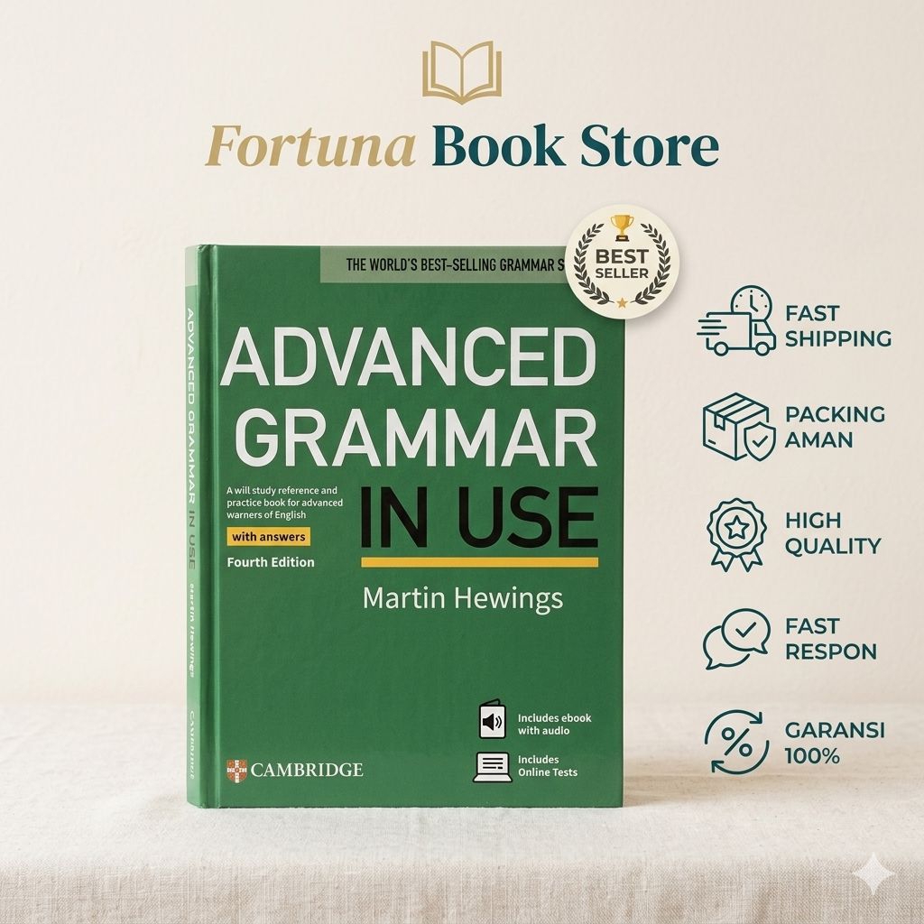 Advanced Grammar in Use 4th Edition – Buku Grammar Inggris Tingkat Lanjut + Jawaban (Best Seller Cam