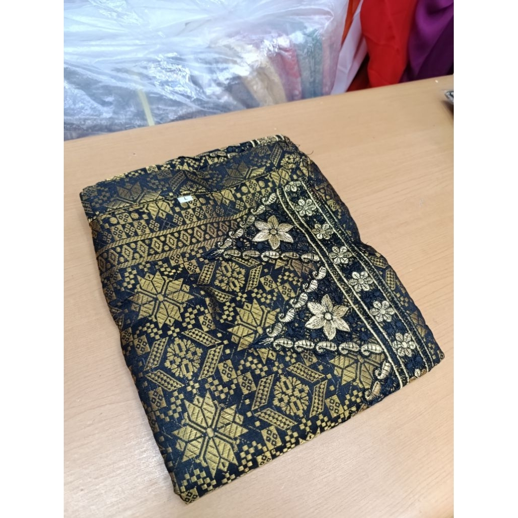 Rok songket Bordir / songket palembang /