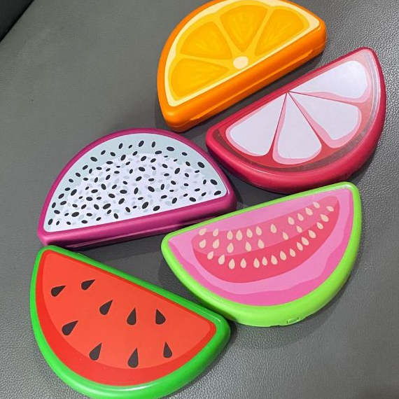 sandwich keeper TUTTI FRUITY Tupperware | tempat bekal anak snack, buah, kue, roti