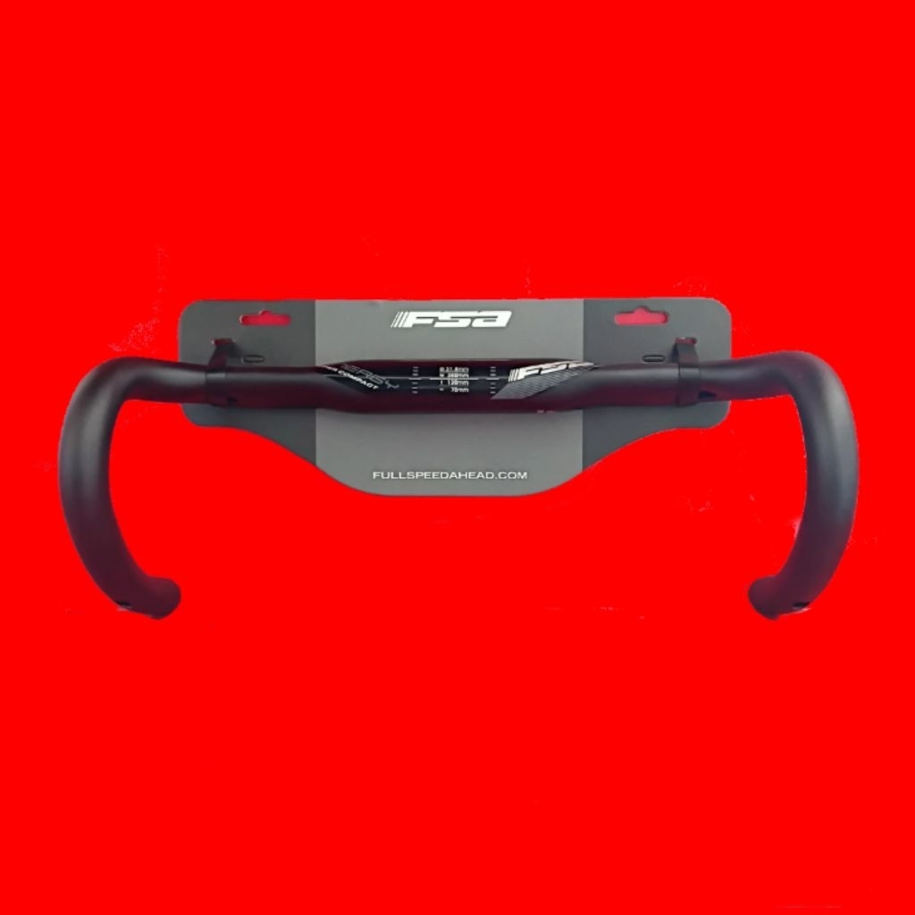 FSA ENERGY SUPER COMPACT HANDLEBAR 380MM - DROPBAR ROADBIKE 31.8X380MM