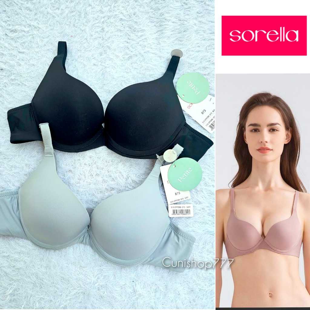 SORELLA BRA PAKAI KAWAT BUSA TEBAL PUSHUP 34B LEVEL 3 BH BERKAWAT 29928 POLOS