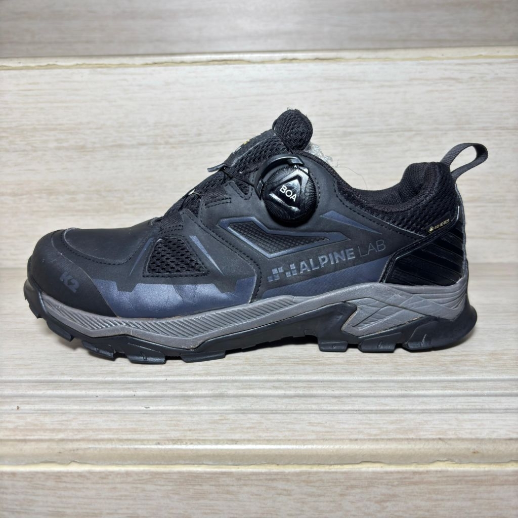 SEPATU OUTDOOR TREKKING HIKING & RUNNING K2 BOA SYSTEM / TALI PUTAR SECOND ORIGINAL  [ MURAH ]