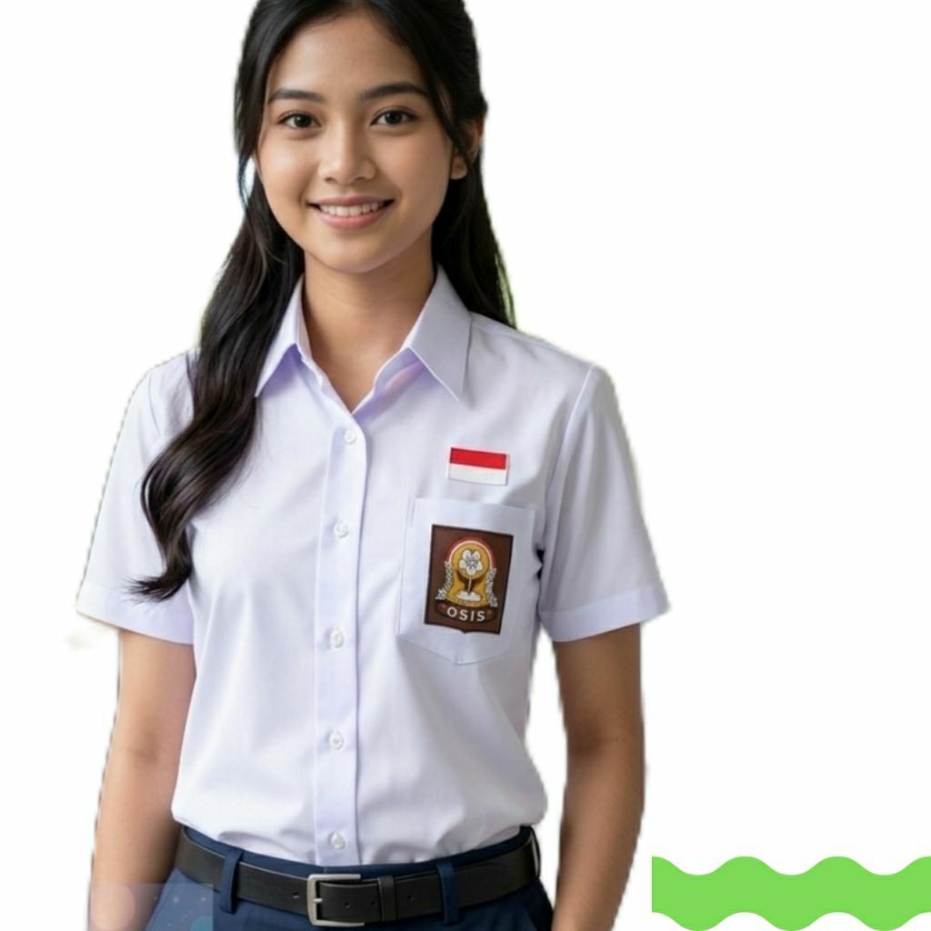 baju seragam perempuan sekolah sma smp pendek