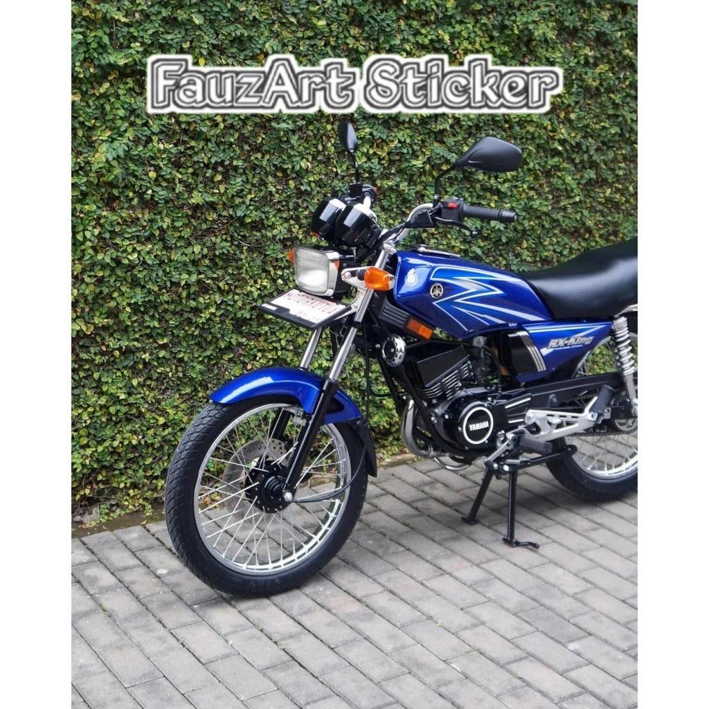 sticker RX KING 2003 biru - striping RX KING 2003 anti gores  - polet RX KING - RX KING