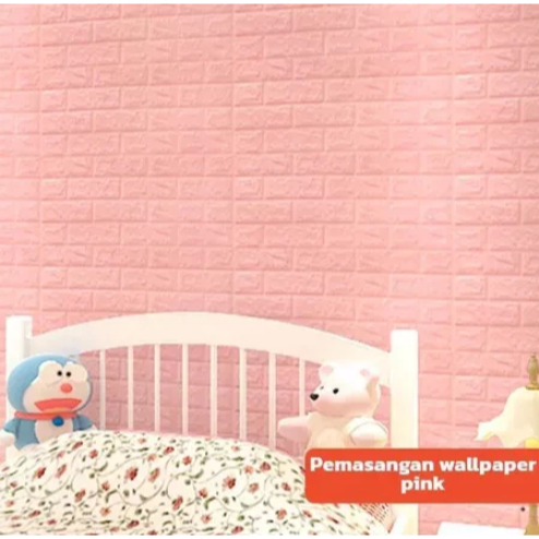 Wallpaper Dinding Foam Stiker Dinding 3d Wall Stiker Dinding Walpaper Dinding