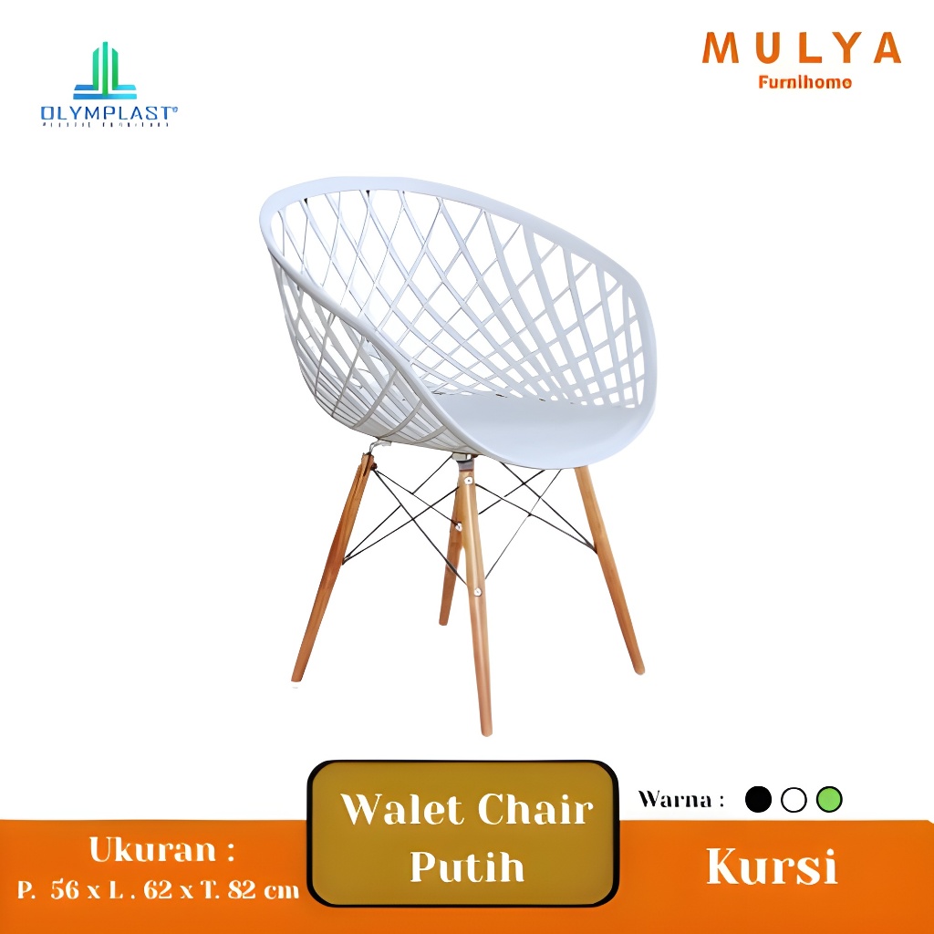 Olymplast Kursi Cafe/Kursi Teras Walet/ Kursi Walet Olymplast