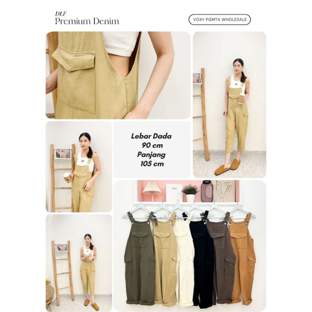 BAJU KODOK WANITA DEWASA DENIM PREMIUM