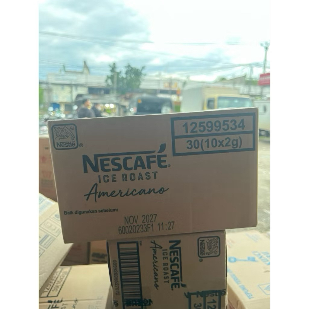 Nescafe Ice Roast Americano Sachet 2g 1 dus isi 30 renceng - KARTONAN - CARGO