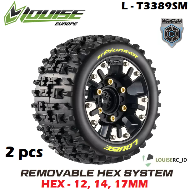 Louise MFT ST-PIONEER Mini MAXX XRT Removable Offset HEX 12MM 14MM 17MM Mounted Ban RC