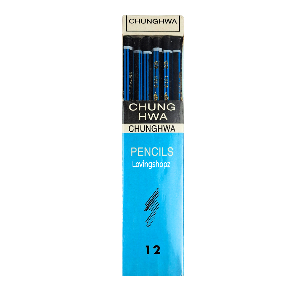 Pensil 2 B Chung Hwa, pensil murah, pensil komputer