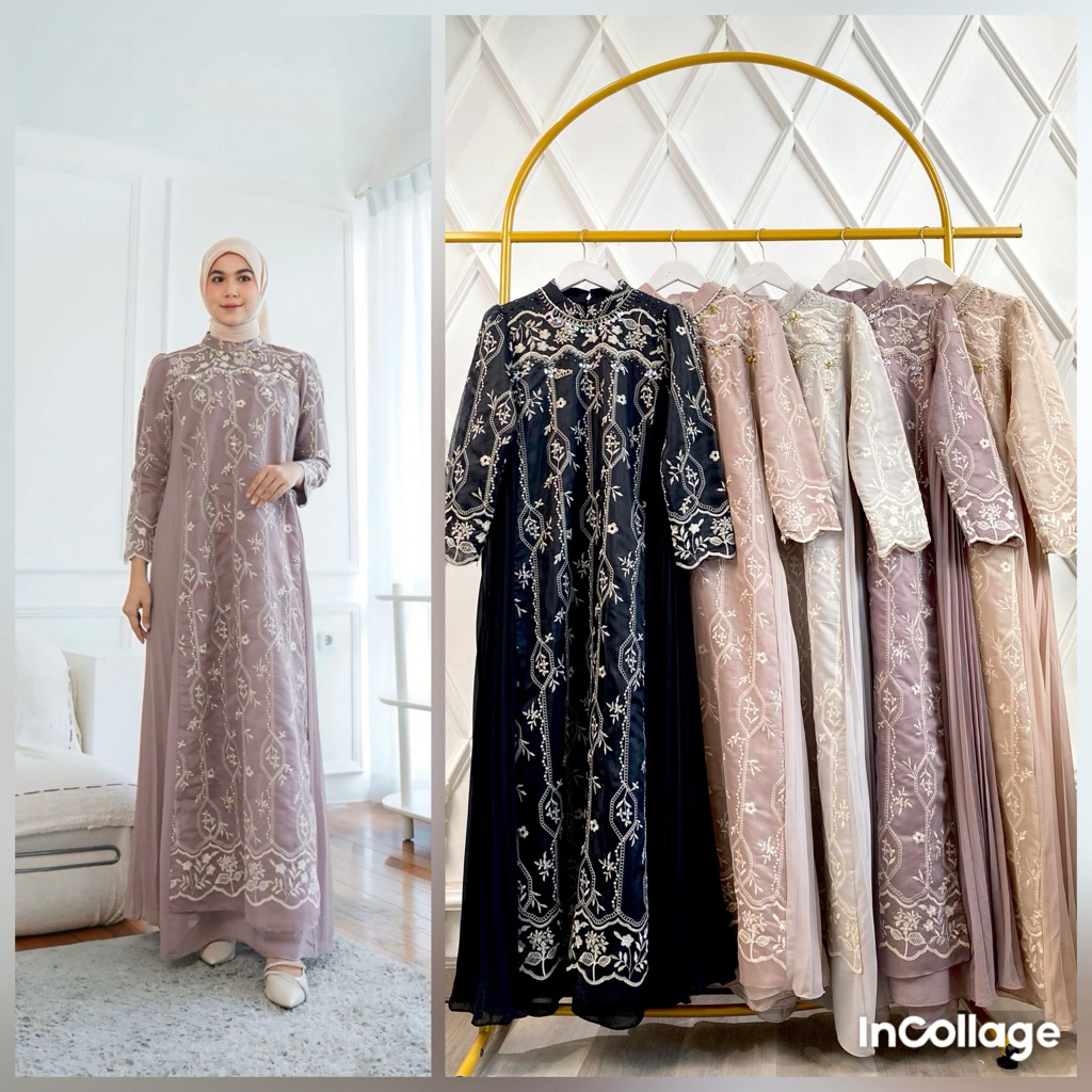 FAUZIAH DRESS GAMIS PREMIUM BY LAYKA