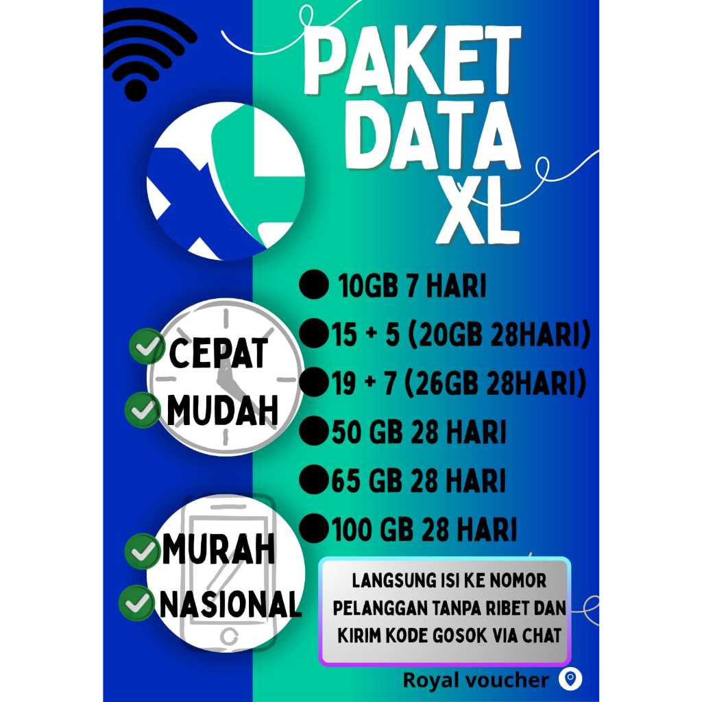 Paket Data  XL Full 24 Jam | NASIONAL