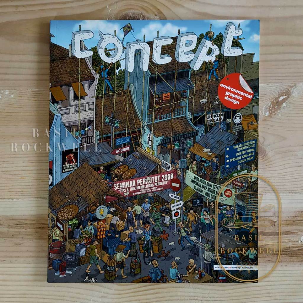 Concept Magazine Vol. 4 Edisi 23 2008 Majalah DKV Graphic Design Desain Grafis