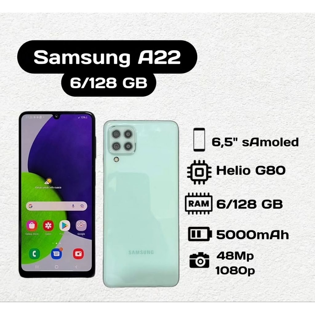 Samsung Galaxy A22 4G 6/128 GB Second