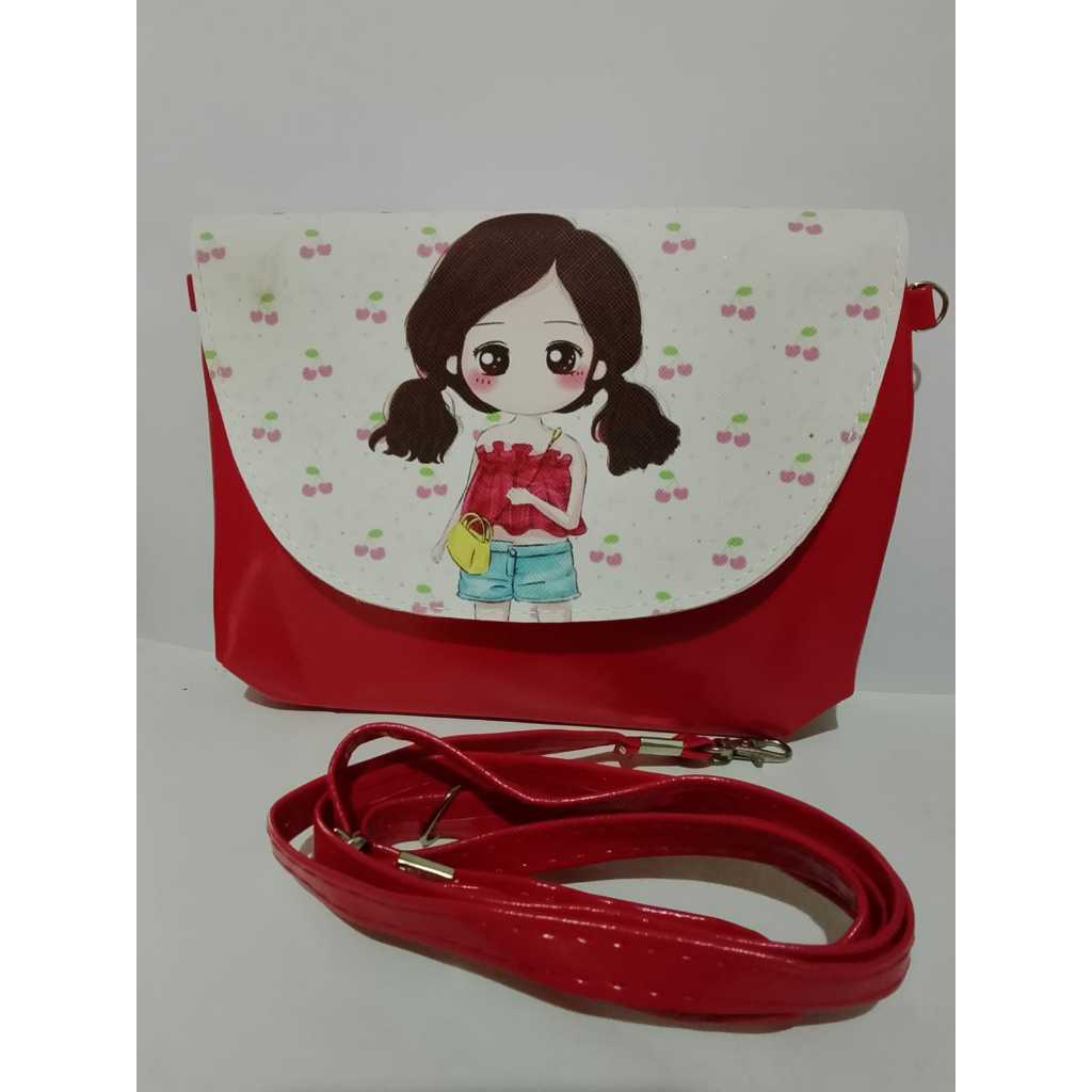 Tas Jalan-Jalan Anak Perempuan Fancy Selempang/ TAS LEBARAN ANAK CEWE