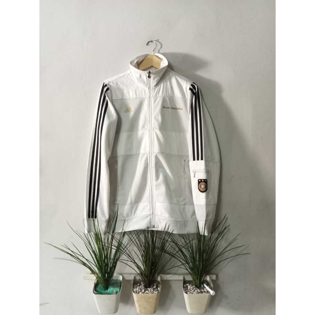 GERMANY DFB FOOTBALL TRACK JACKET 2010 2011 ADIDAS MENS World CUP USED