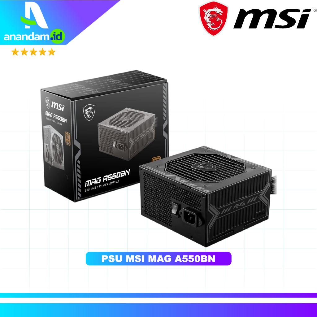 MSI MAG A550BN 550W 80+ Bronze