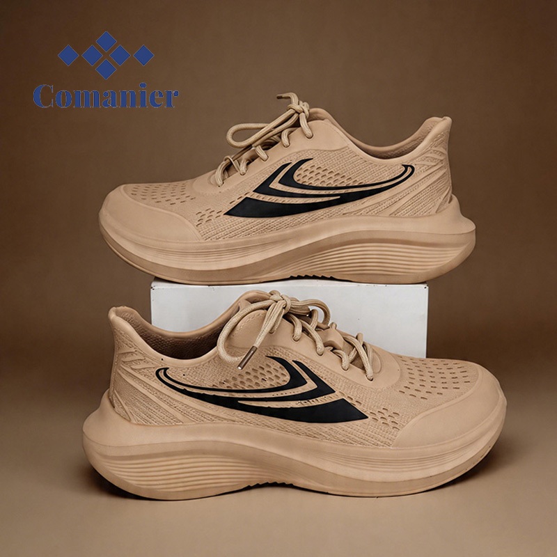 Comanier Sandal Pria Baim Kekinian Tinggi Sandal Slop Pria Sepatu Sandal Slide Anti Licin