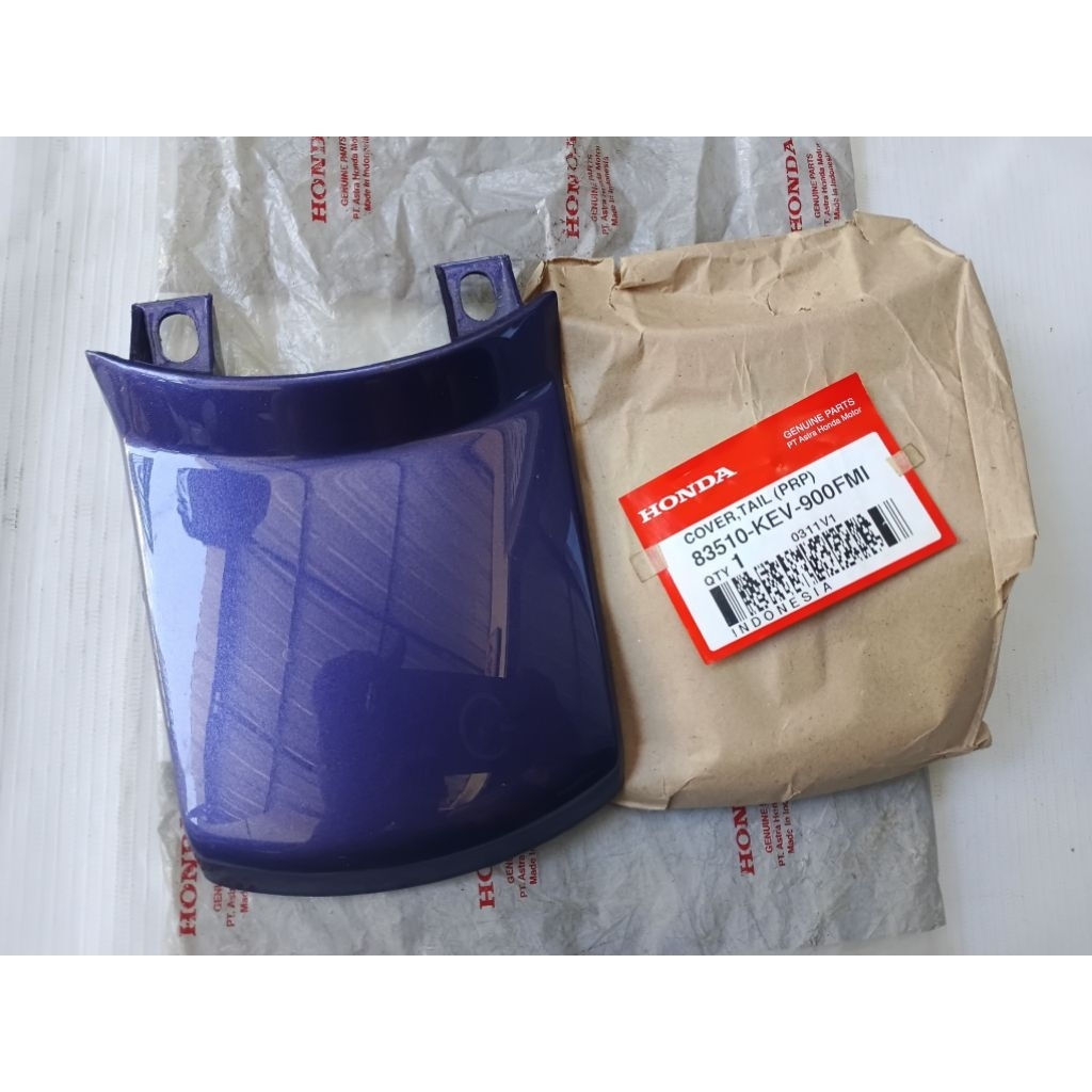 Cover tail sambungan body UNGU Honda SUPRA lama SUPRA X XX V FIT lama Original baru AHM