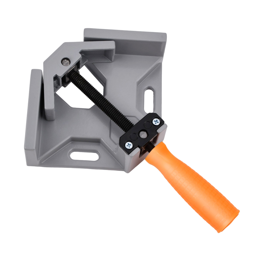 MOKETA-Corner Clamp Single Handle Penjepit Sudut Siku 90 Derajat Aluminium Alat Pertukangan Kayu Fra