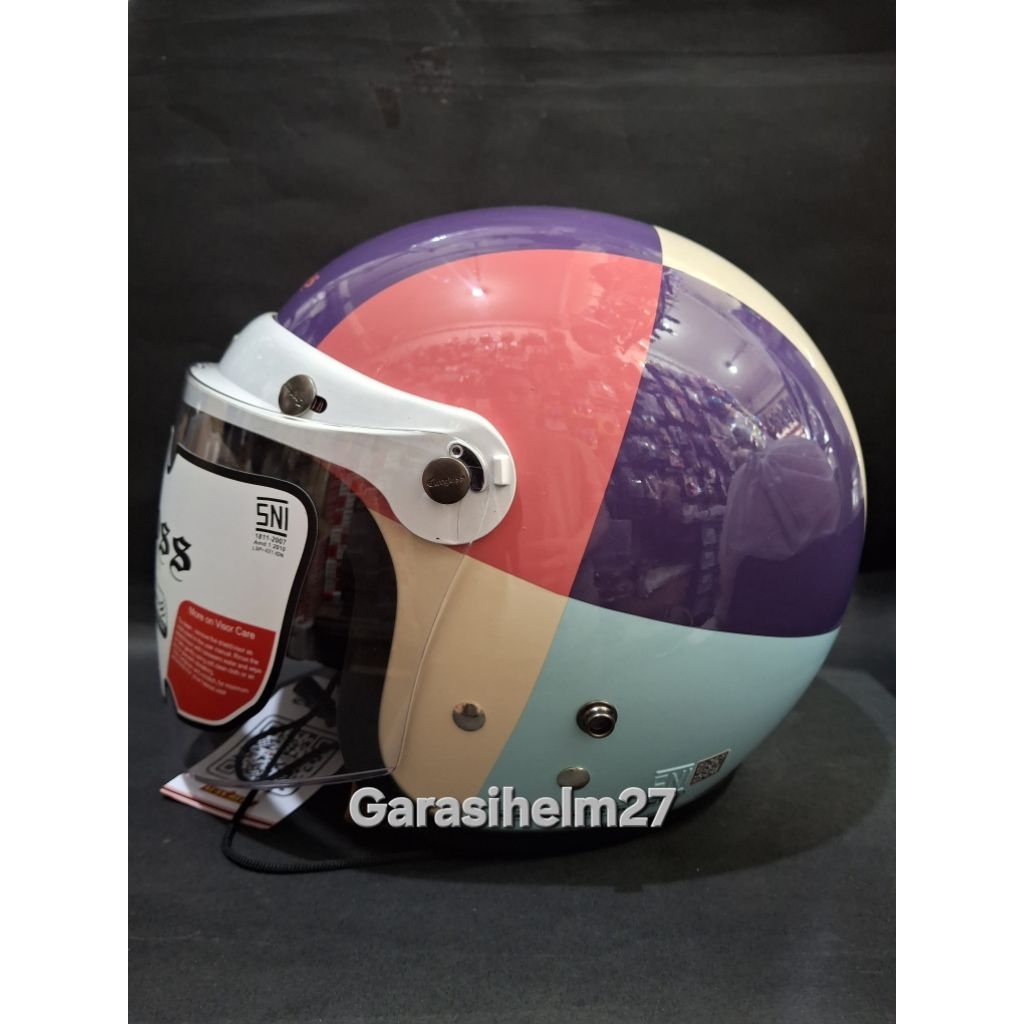 HELM CARGLOSS CF HIJAB | MOTIF GEOMETRIC | HIJAB MOTIF