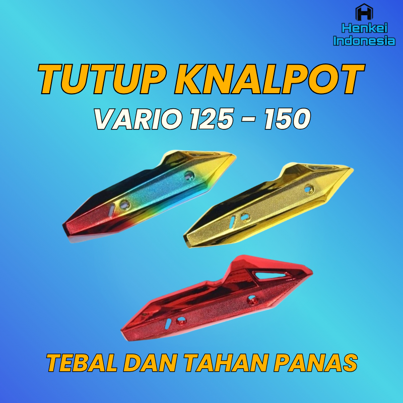 Cover Knalpot Honda Vario - Tutup Knalpot Motor Vario 125 - 150 Tahun 2018 - 2019