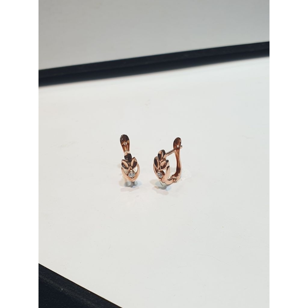 Anting Emas Rosegold 1.72 Gram 17K 750 (AH375)