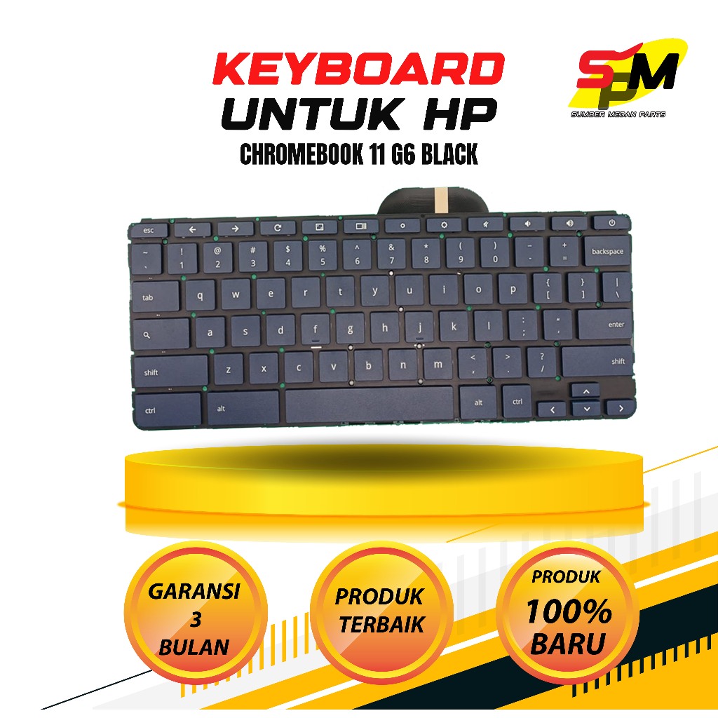 Keyboard HP Chromebook 11 g6 Black