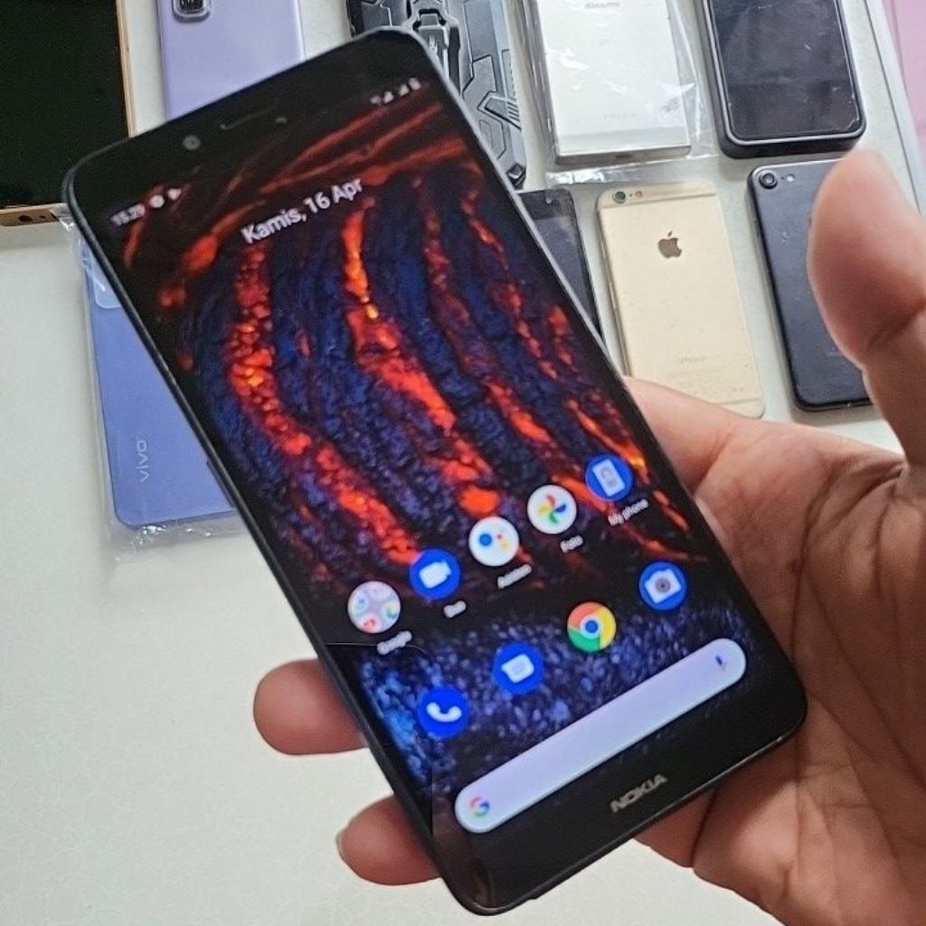 hp second siap pakai Nokia c3 TA-1292 Ram 2 Android 10 original minus lcd seperti foto tapi normal