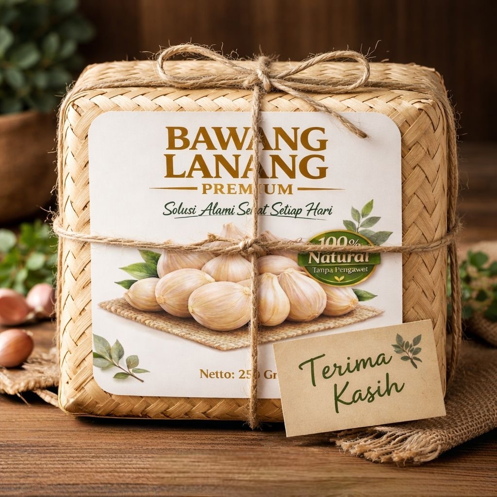 Bawang Lanang Tunggal 1 kg Jumbo Super Grade A Sortir Premium - Solusi Herbal atasi Jantung & Kolest
