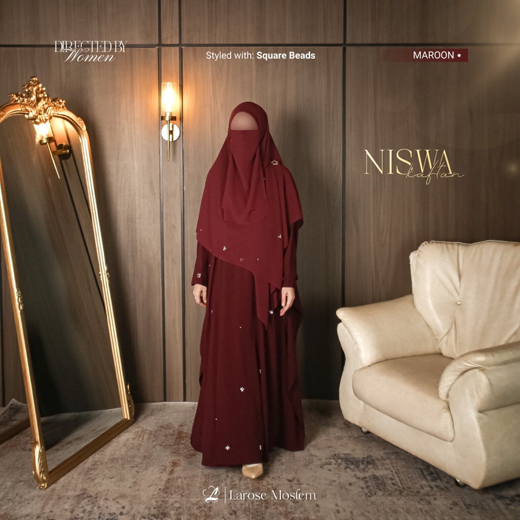 Larose moslem - kaftan calamary outfit lebaran remaja 2026