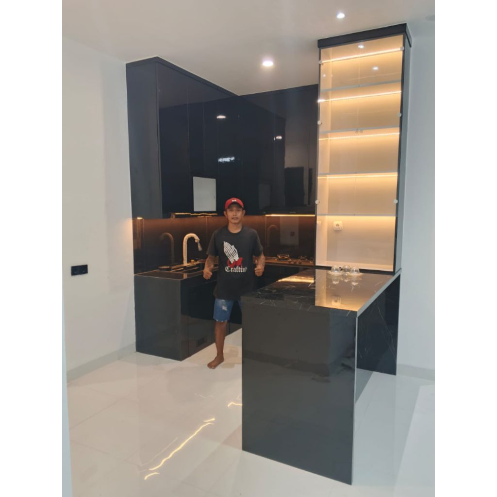 KITCHEN SET CUSTOM | FURNITURE HPL  | FURNITURE CUSTOM | KITCHEN SET MURAH | KITCHEN SET CUSTOM | KI