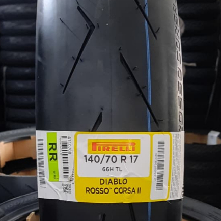 Ban Pirelli Diablo Rosso Corsa II NEW 140/70-17 Radial Tubeless