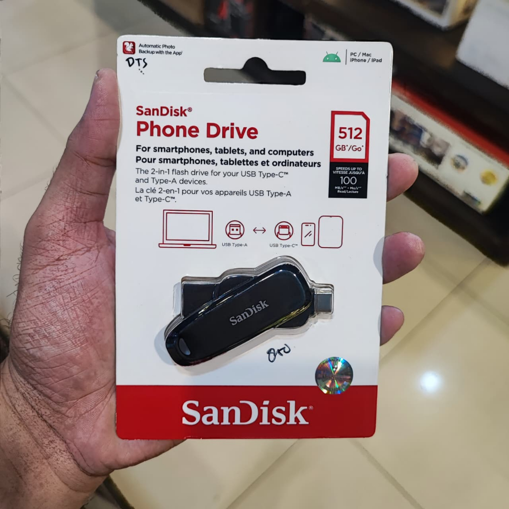 FLASH DISK SANDISK OTG TYPE-C 512GB