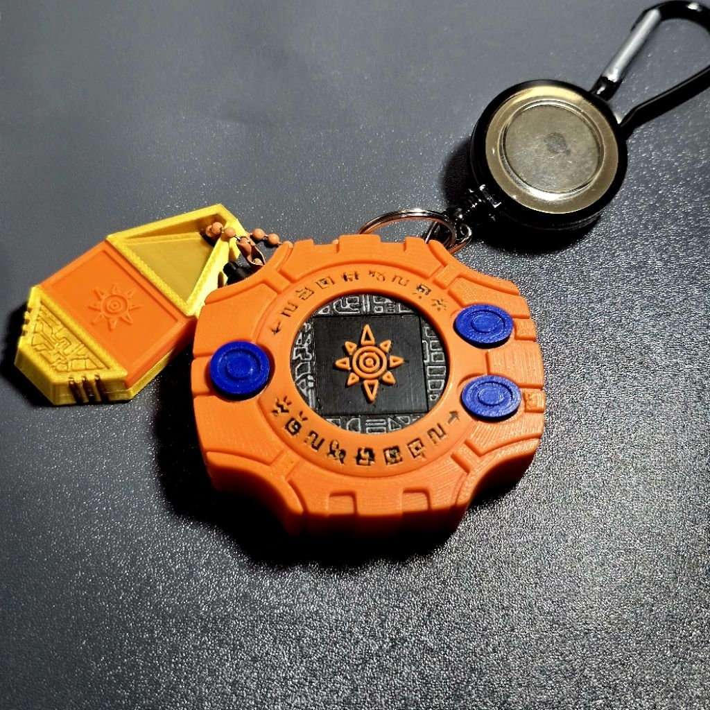 Digivice Keychain eMoney / Brizzi / Tapcash | Gantungan Kunci eMoney Digivice | NFC Cashless Keychai