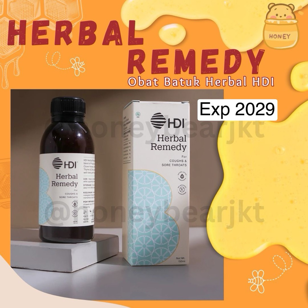 OBAT BATUK HERBAL REMEDY HDI 100% ORIGINAL EXP 2029