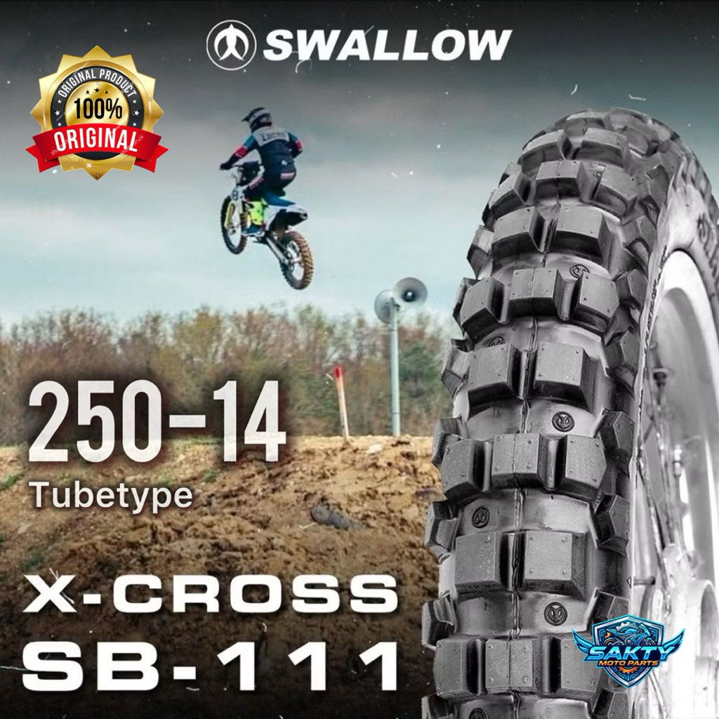 Ban Swallow 250-14 X-Cross tubetype.