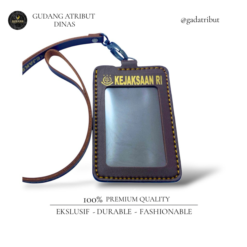 Id Card Kejaksaan Kulit Luxury / Id card Kejaksaan Kulit / Id Card Kejaksaan / Atribut Kejaksaan / A