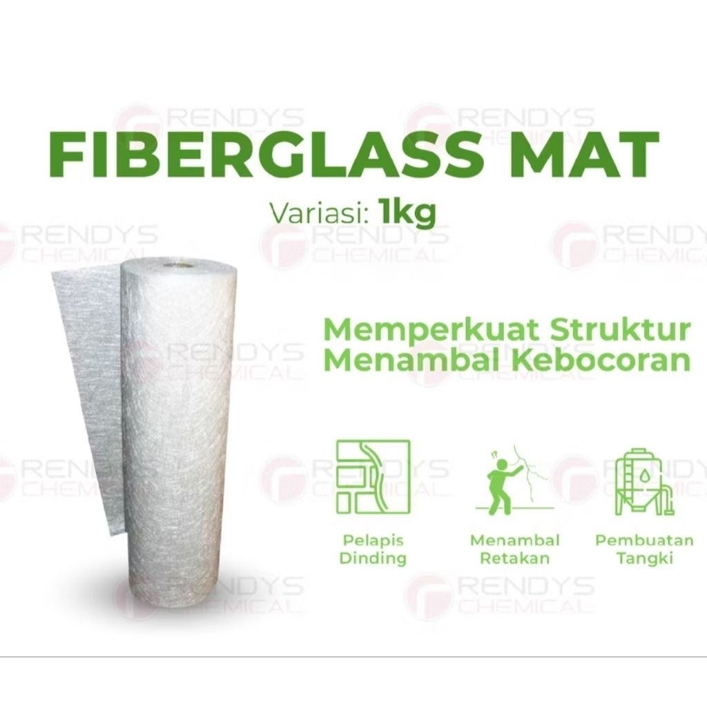 SERAT FIBERGLASS MAT ANTI BOCOR