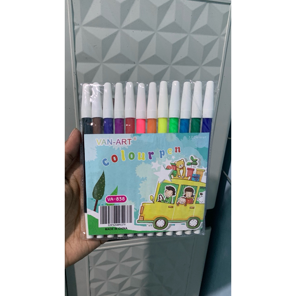 Spidol 12 warna