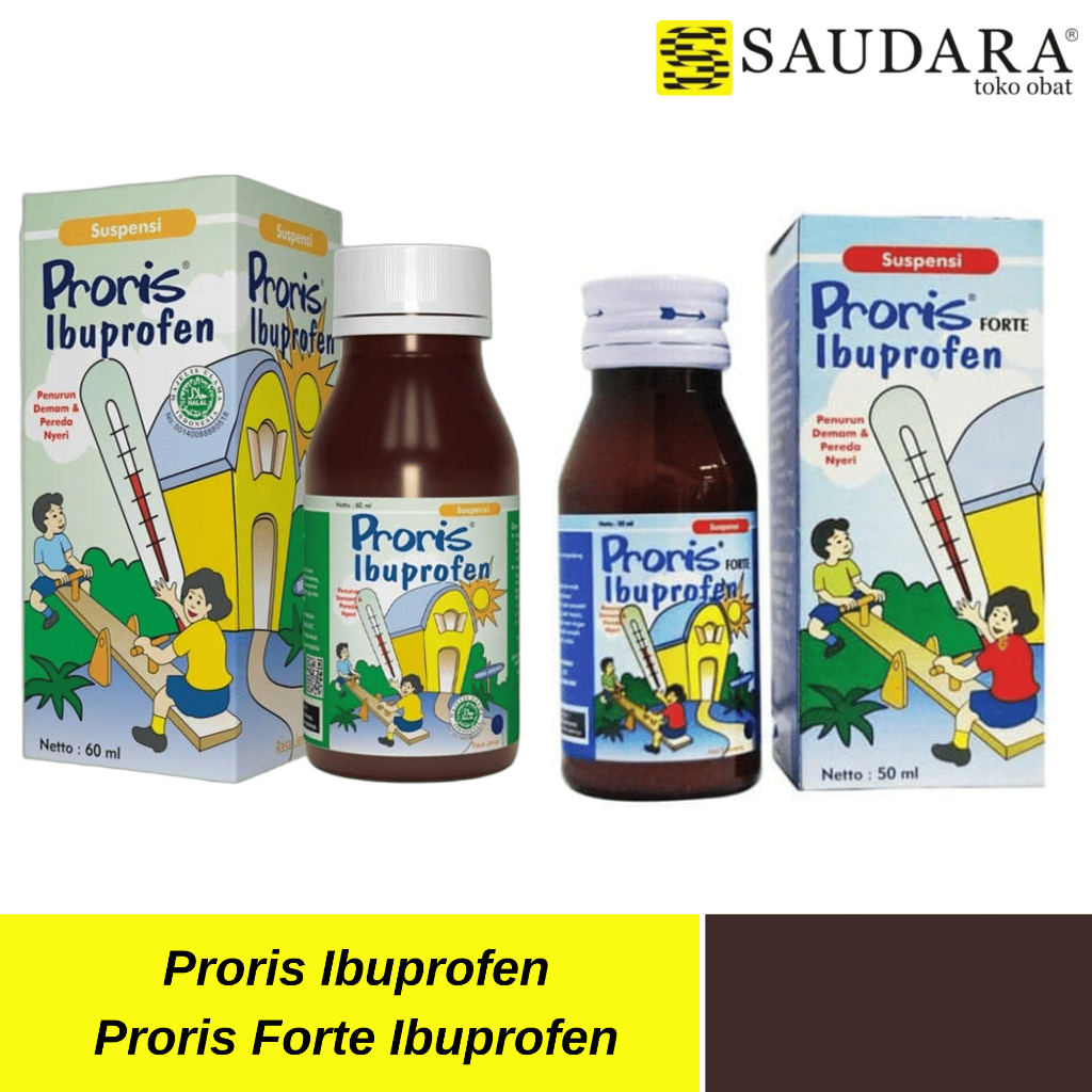 Proris Ibuprofen 60 ml, Proris Forte Ibuprofen 50 ml