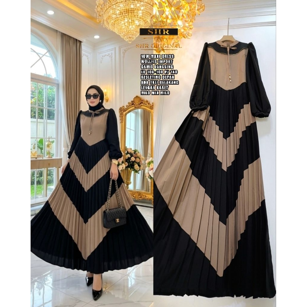SHR MAXI DRESS GAMIS ASTORE WOLFIS