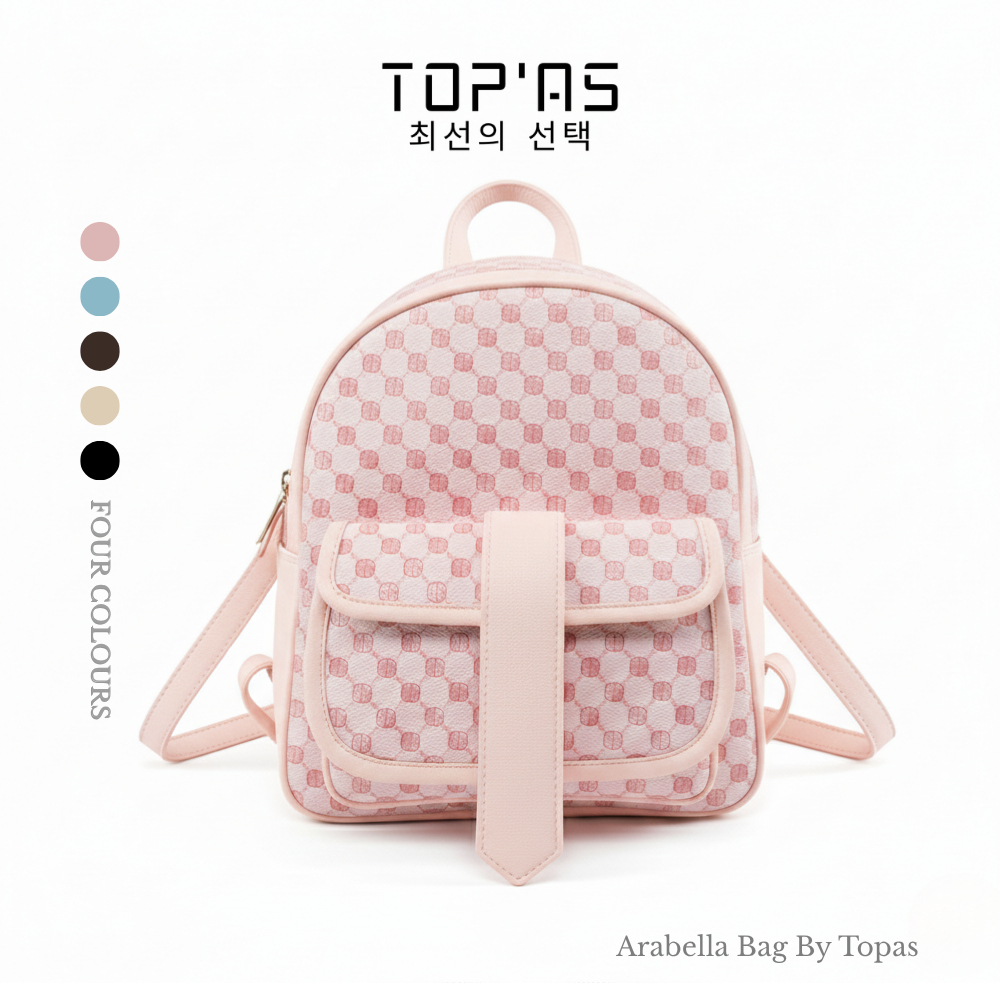 TOPAS Tas Arabella Tas Ransel Mini Wanita Tas Backpack Multifungsi