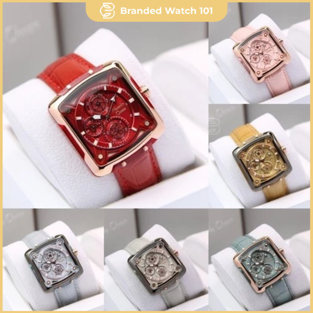 ORIGINAL Jam Tangan Wanita Alexandre Christie Leather AC 3030 / AC3030 / 3030 Garansi Resmi 1 Tahun.