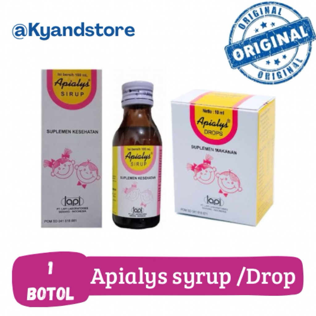 Apialys Drop/ syrup suplemen kesehatan anak-anak