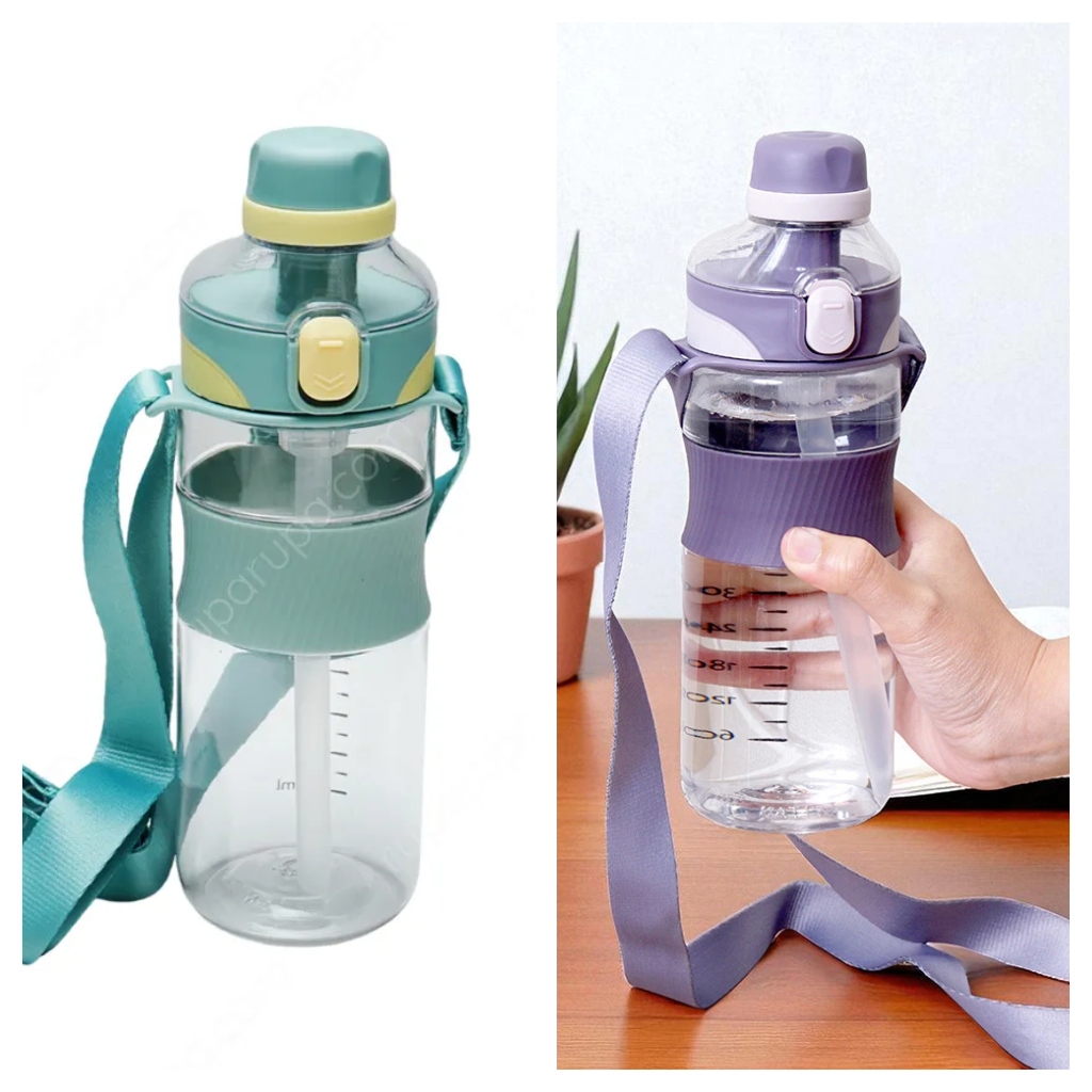 INFORMA Appetite Polly Botol Minum Tritan 600 Ml - Hijau/Ungu