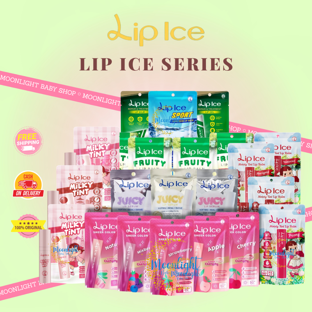 Lip Ice Sheer Color | Lip Balm | Pelembab Bibir | Sheer Color Fruity | Lip Ice Sport SPF 50