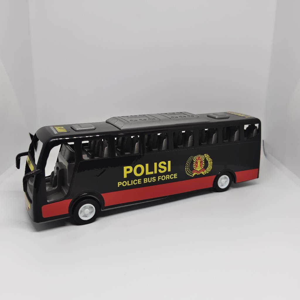 Mainan Bus Polisi Anak Polisi Bus Patroli Mobil Polisi Mainan Anak Edukasi
