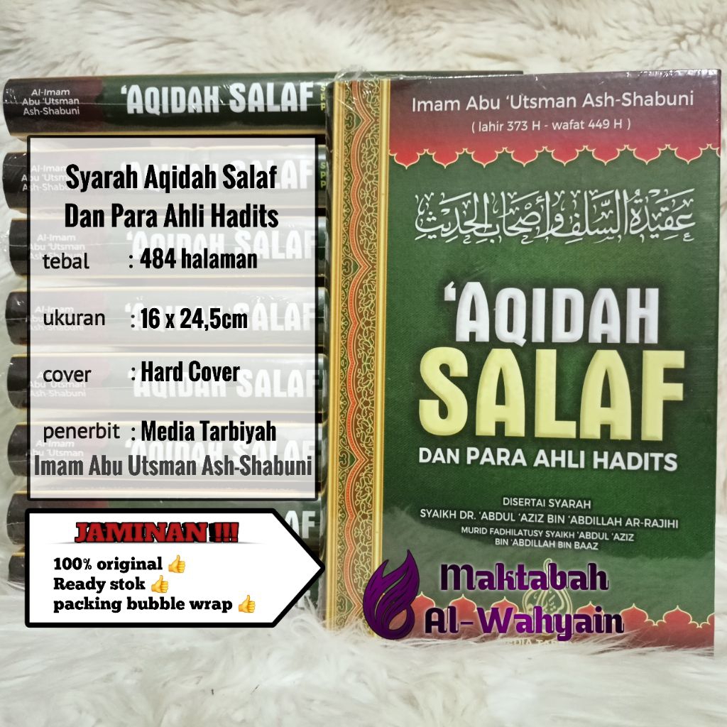Buku Syarah Aqidah Salaf Dan Para Ahli Hadits - Terjemah Aqidatus Salaf Wa Ashhabil Hadits