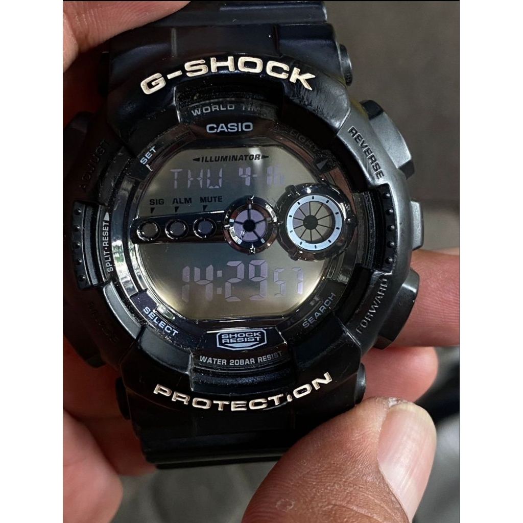 preloved G Shock GD 100BW